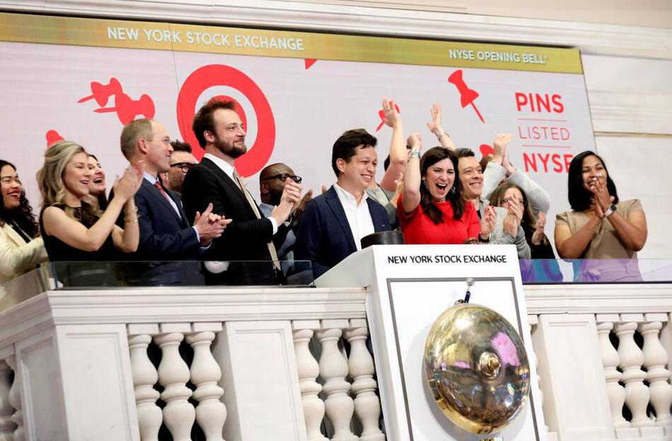 Pinterest en la bolsa de Nueva York, Redes Sociales, Tecnología, Reuters