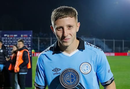 Juan Barinaga. Foto: X @Belgrano.