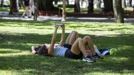 Ola de calor en Buenos Aires. Foto: NA / Damián Dopacio.