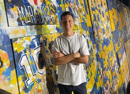 Ander Herrera en Boca. Foto: Instagram @anderherrera