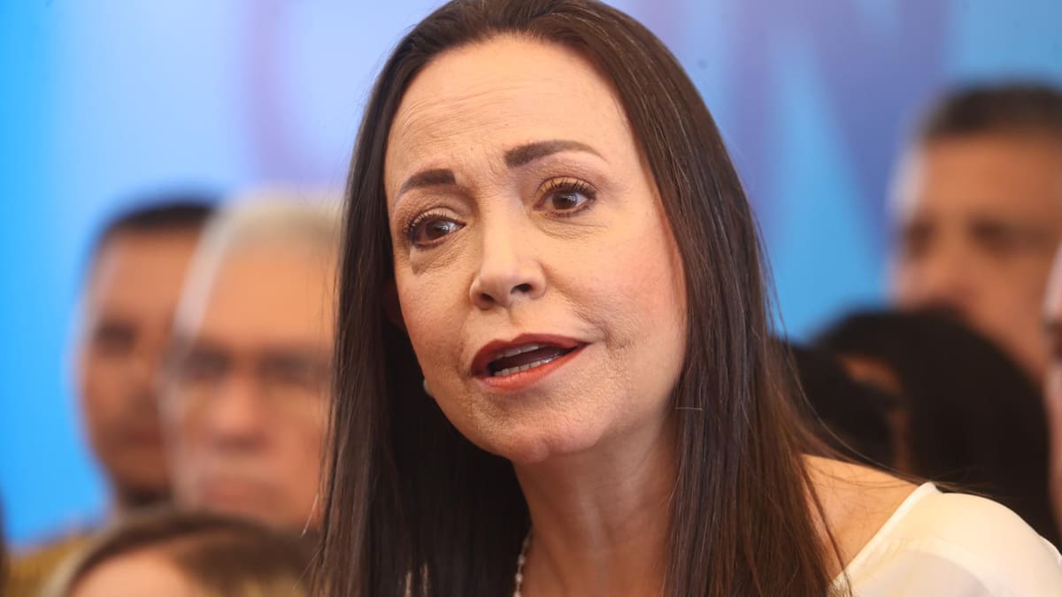 María Corina Machado, líder opositora de Venezuela. Foto: EFE