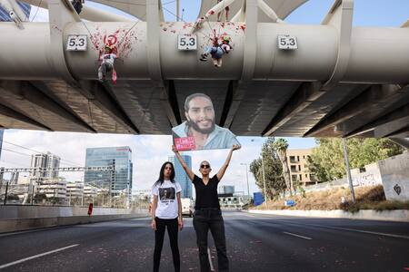 Einav Zangauker, madre del rehén israelí Matan Zangauker. Foto: Reuters/Tomer Appelbaum
