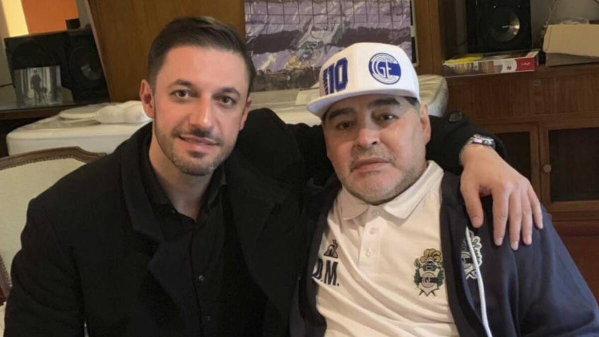 Matías Morla y Diego Maradona, NA