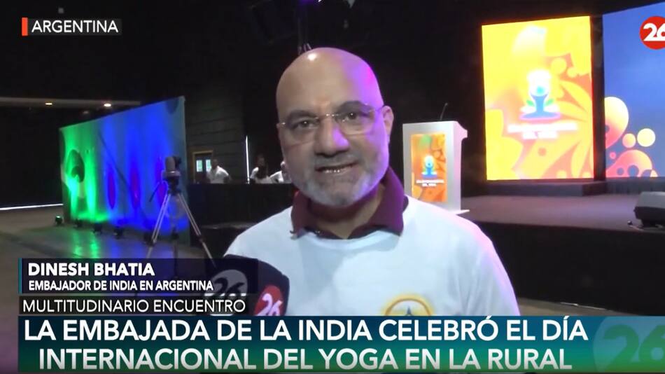 Dinesh Bhatia, embajador de la India en Argentina.