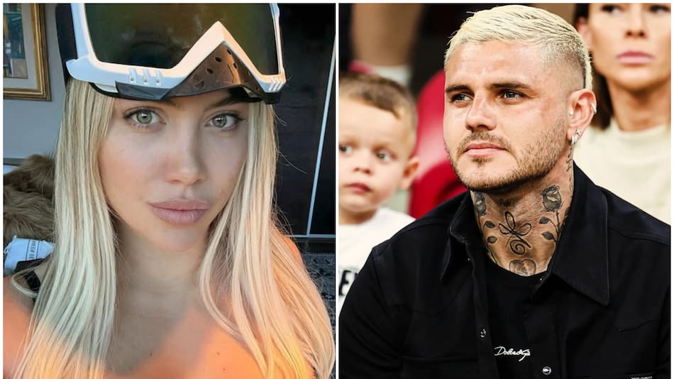 Wanda Nara y Mauro Icardi.