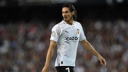Edison Cavani, Valencia. Foto: REUTERS