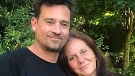 Chano y su madre. foto: NA.