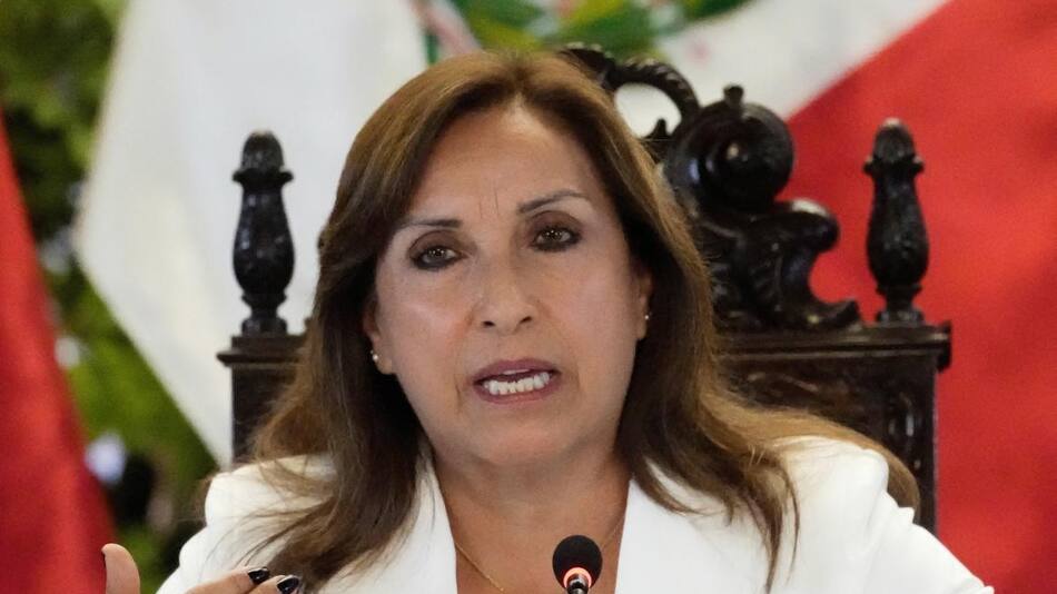 Dina Boluarte. Foto: REUTERS.