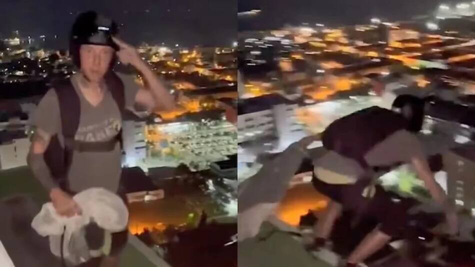 Muerte de un saltador extremo en Tailandia al lanzarse de un piso 29. Foto: NA.