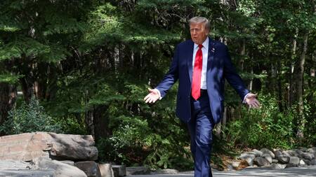 Donald Trump hegó haber mantenido conversaciones con Irán. Foto: Reuters/Chris Helgren.