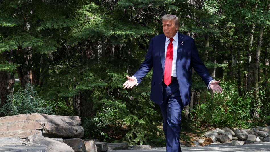 Donald Trump hegó haber mantenido conversaciones con Irán. Foto: Reuters/Chris Helgren.