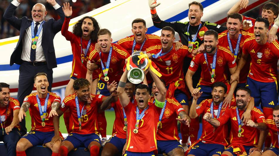 España campeón de la Eurocopa 2024. Foto: Reuters