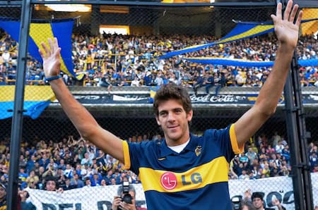 Juan Martín Del Potro es hincha de Boca.