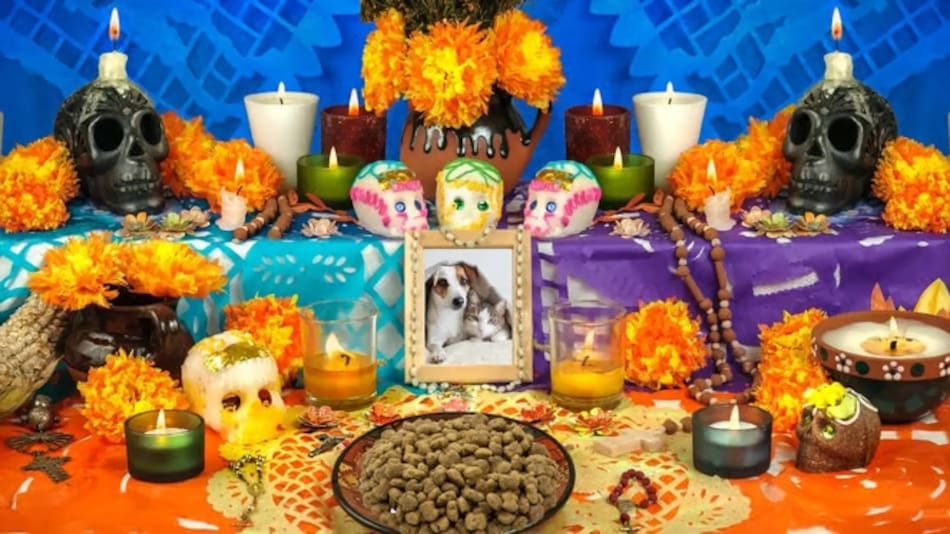 Ofrenda altar Día de los Muertos