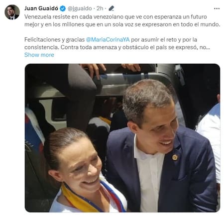 Juan Guaidó. Foto: captura Twitter.
