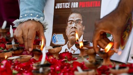 Hombre asesinado en Pakistán el 5 de diciembre. 2021. REUTERS