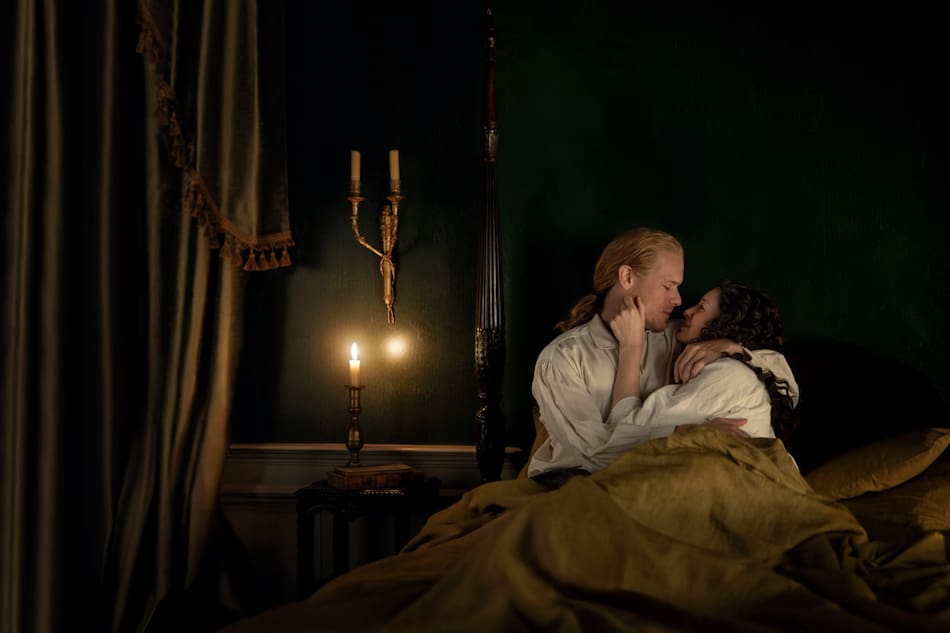 Claire y Jamie en Outlander. Foto: Starz