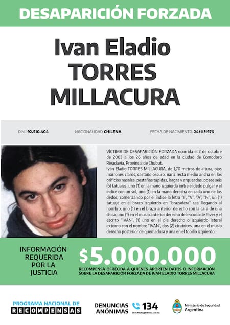 Desaparición de Iván Torres Millacura.