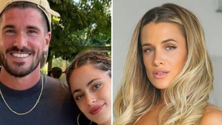 Rodrigo De Paul y Tini Stoessel y Camila Homs. Foto: redes sociales.