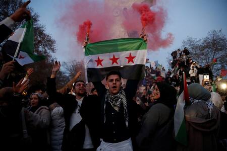 Manifestaciones de sirios en Estambul, Turquía. Foto: Reuters.