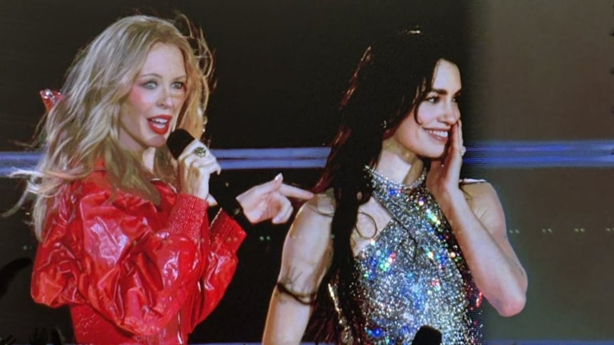 Kylie Minogue y Lali.