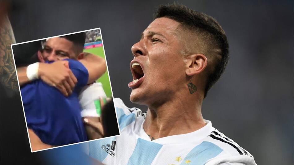 Festejo de Marcos Rojo - Mundial Rusia 2018