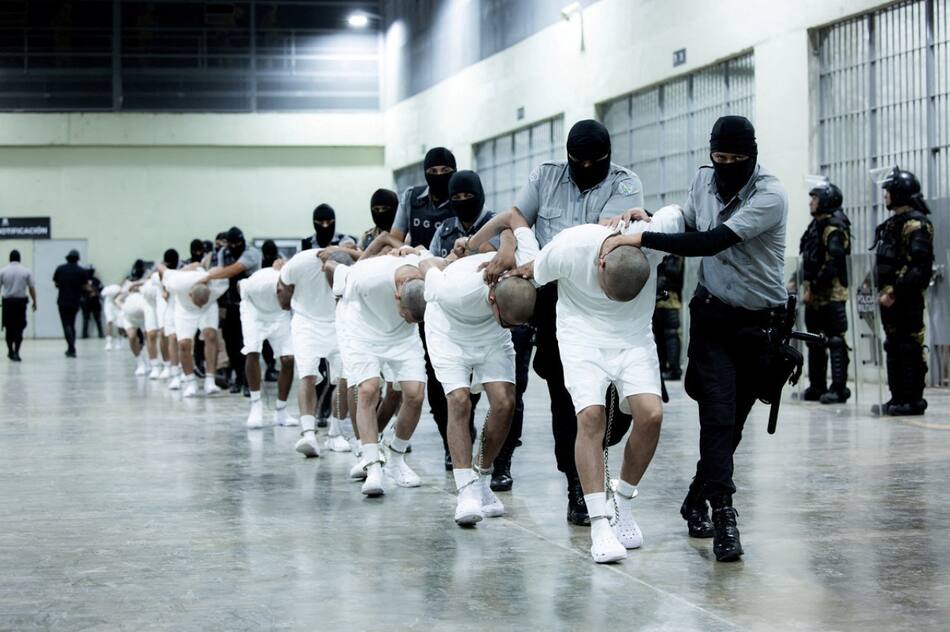 Deportaciones de los integrantes de Tren del Aragua. Foto: Reuters.