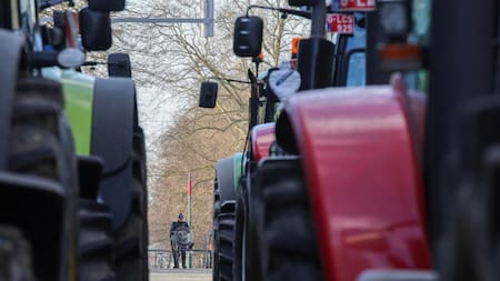 Conflicto con agricultores en Europa. Foto: EFE