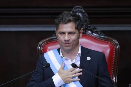 Kicillof asumió su segundo mandato. Foto: NA