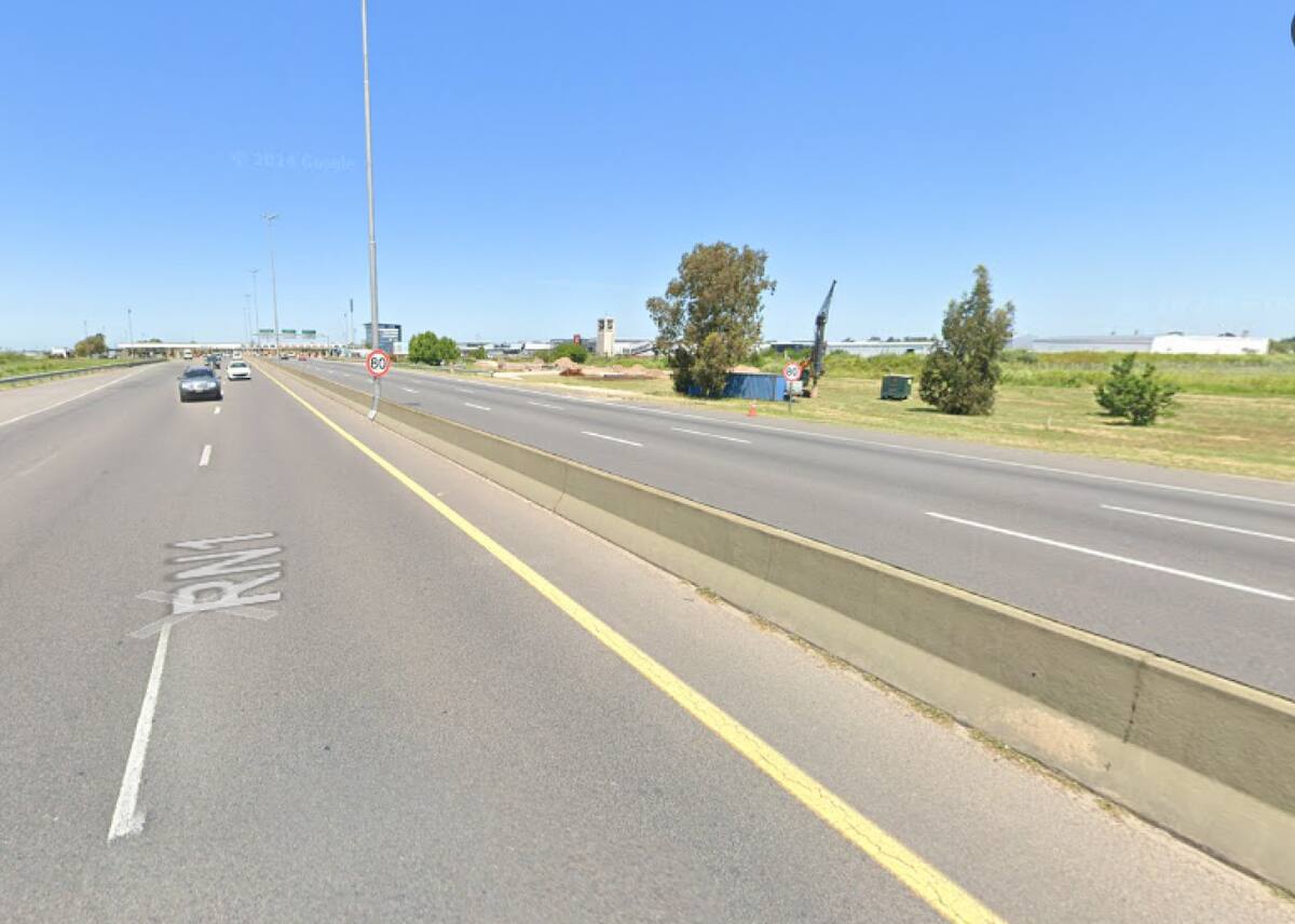 Autopista Buenos Aires-La Plata. Foto: Google maps.
