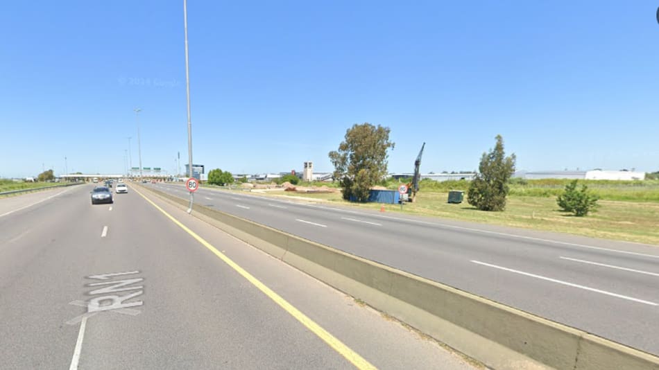 Autopista Buenos Aires-La Plata. Foto: Google maps.