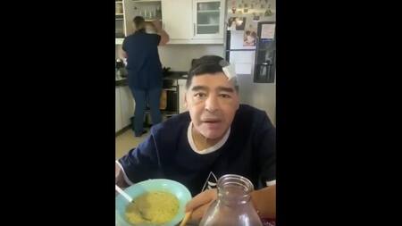 Diego Maradona, último video