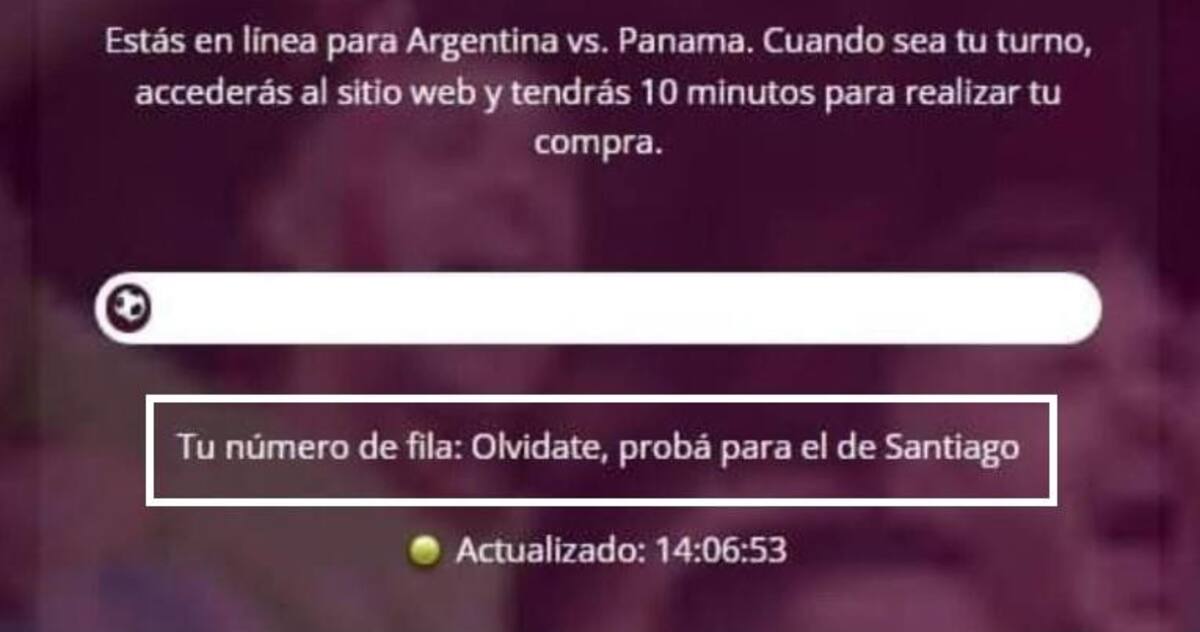Argentina vs. Panamá: colapsó la venta de entradas y estallaron los memes