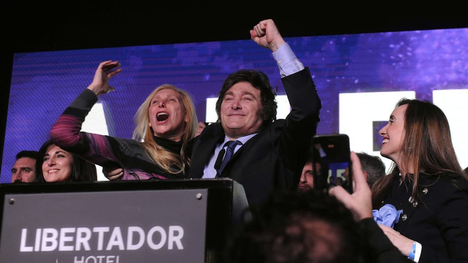Javier Milei, elecciones PASO. Foto: Télam
