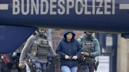 Detención de Daniela Klette, terrorista buscada en Alemania. Foto: EFE.