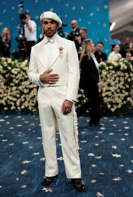 Lewis Hamilton Met Gala 2025. Foto: Reuters/Mario Anzuoni.