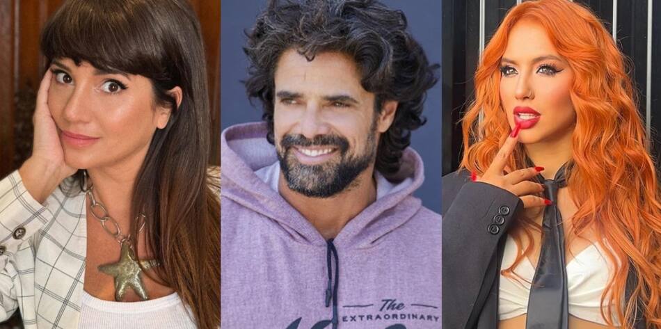 Luciano Catro, Griselda Siciliani y Flor Vigna. Foto Instagram.