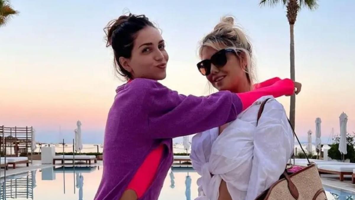 Wanda y Zaira Nara. Foto: Instagram