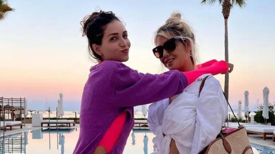 Wanda y Zaira Nara. Foto: Instagram
