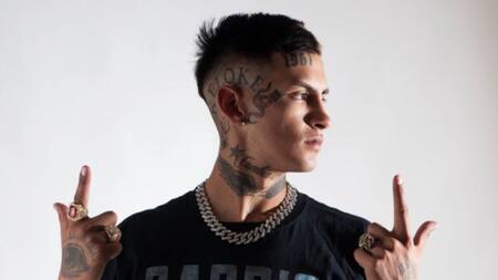 Elian Valenzuela, más conocido como "L-Gante". Fuente: NA.