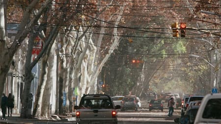 Fuertes vientos en Argentina.