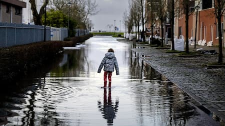 La tormenta Hank llegó a Países Bajos. Foto: EFE.