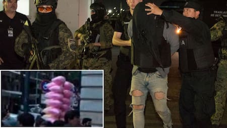 El carro de "copos de nieve" de Fernando Sabag Montiel fue visto en las cercanías del departamento de la Vicepresidenta. Foto: Clarín