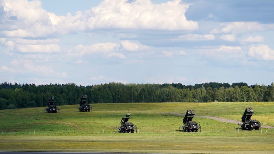 Defensa aéreos Patriot en el aeropuerto de Vilna, Lituania. Foto: Reuters.