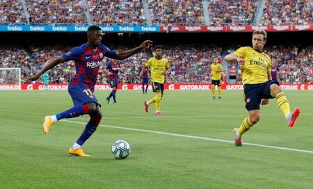 Copa Joan Gamper, Barcelona vs. Arsenal, REUTERS
