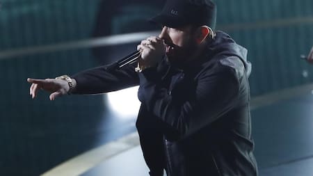 Eminem sorprendió con su presentación en la ceremonia de los Premios Oscar, REUTERS