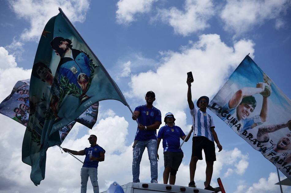 Argentina vs. Colombia; Copa América 2024. Foto: Reuters.