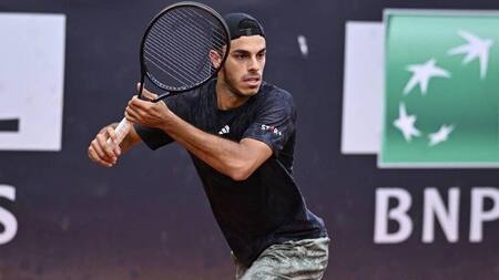 Francisco Cerúndolo en el ATP de Lyon.