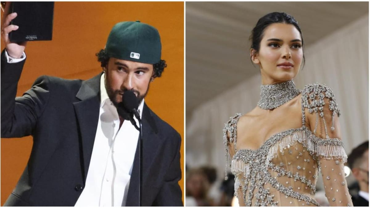 Bad Bunny y Kendall Jenner. Fotos: archivo.