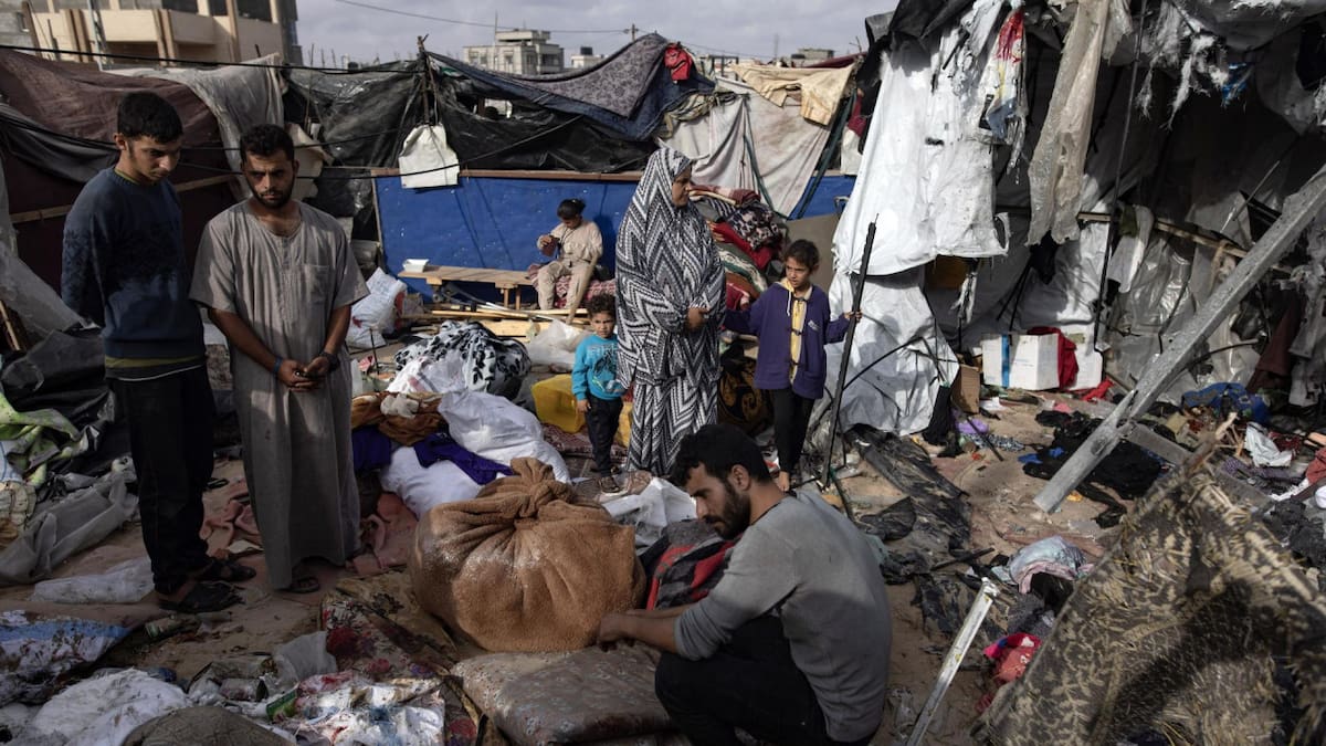 Destrucción en Gaza tras ataques israelíes. Foto: EFE.